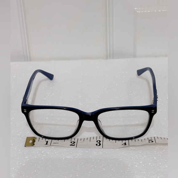 Mustang Eyeglass Frame  1918 Ebony Deep Blue - Picture 2 of 15